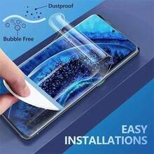XINHONGYU 1 buah Pelindung Layar Tahan Air, Cocok untuk iPhone 17 Pro Max/17 Pro/17/Air/16 Pro Max/16/16 Pro/16 Plus/14 Pro Max, Tahan Gores 9H+, Sentuhan Sensitif, Kompatibel dengan Casing Ponsel, Termasuk Perlengkapan Pembersih - Clear - View 5