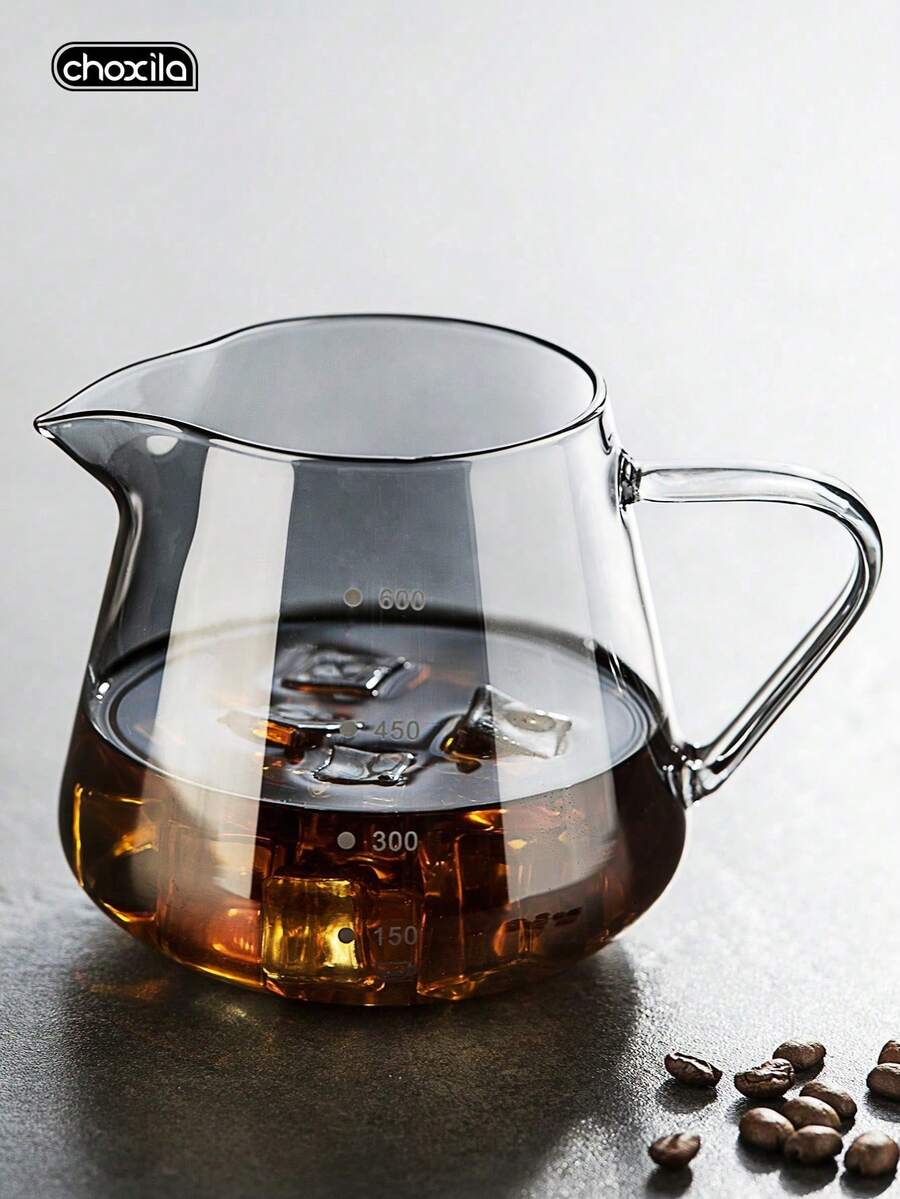 choxila 1個高硼矽玻璃Pyrex家用咖啡機濾杯 手沖分享壺 不含蓋 - 七字分享罐 - 查看 1