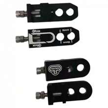 RacingLockit Bicycle Chain Adjuster Tensioner Fastener Aluminum Alloy Bolt BMX Fixie Bike Single Speed Bicycle Bolt Screw - Black - View 1
