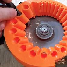 Universal Multi-Function Drill Bit Sharpener, High-Performance Drill Bit Accessory - Suitable For Drill Bits Of Various Sizes, Hole Diameter 2-13 Mm, 115mm And 125mm Super Large Blade Angle Grinder, Sturdy Plastic Structure, No Electricity Required, Can Improve Drilling Efficiency! - Circular Drill Bit Tool - View 6