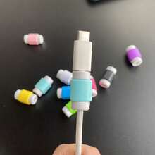 5/10/20/30/50pcs Candy Color Data Cable Protector, Silicone Anti-Bending Charging Cable Sleeve, Universal Anti-Aging & Anti-Crack Protector, Multiple Colors Available - Multicolor - View 11