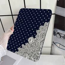1 buah Casing Pelindung Tablet Motif Polkadot Biru Tua & Putih dengan Slot Pena, Kompatibel dengan iPad Generasi ke-10/11 (A16 2025)/ Galaxy S9/S7/S10+// - MultiWarna - View 6