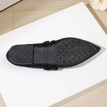 JiaYunNvXie 2026 New Women's Black Mary Jane Shoes With Single Strap, Low Vamp, Versatile For All Seasons, Pairs Well With Skirts - Black - View 7