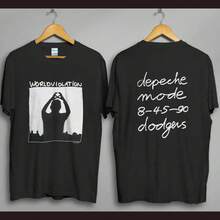 Depeche2 Mode Concert Tour T-Shirt - Black - View 1