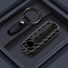 适用于2/3/4键ABS碳纤维汽车钥匙遥控器外壳，适用于2/3/5/6、CX-3/CX-5/CX-7/CX-9、Miata MX5，保护您的钥匙遥控器 - A - 查看 15