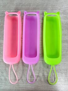 3pcs Silicone Cat Ear Glow-In-The-Dark Remote Control Protective Cover, Compatible With RC280TV Remote, Anti-Drop Stain-Resistant Carrying Protective Case - View 13