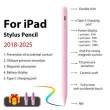 This Stylus Is Compatible With IPad, It Is A Touchscreen Pen And Tablet Accessory, Compatible With 2022 10th/11th Generation (A16 Chip) And 2025 Air 4/5/6 (10.9 Inch), No Bluetooth Connection Required To Achieve High-Sensitivity Touch Control. The Pen Tip Can Draw Lines Or Shading Effects Of Different Thicknesses According To The Angle. - Multicolor - View 12