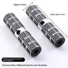 2 PCS Bike Pegs Bicycle Rear Pedals Footrest Aluminum Anti-Slip Feet Rest Mount Stands Foot Peg For BMX Mountain Bike Rear Seat Cycling Fit 9MM 3/8 Inch Axis - Multicolor - View 13
