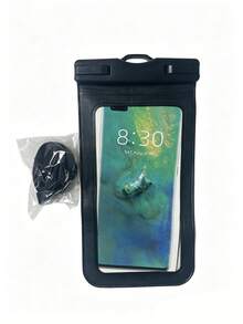 3个装高品质防水手机袋，加厚塑料干袋，适用于灵敏触控智能手机，防水设计，适用于潜水、游泳、海滩、游轮和泳池派对，轻便实用，是夏季户外旅行的必备品，也是复活节、母亲节和毕业旅行的理想之选。 - 彩色 - 查看 15