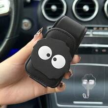 Creative Coal Ball Shaped Car Fashion Glasses Holder, Magnetic Clip-On Sun Visor Storage, Quick Release Anti-Slip Design, Suitable For All Cars - A - View 3