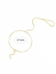 1pc S925 Sterling Silver Minimalist Shimmering Tassel Finger Chain Bracelet For Women, Elegant & Fashionable, Travel Vacation Vibe, Layering Bracelet, Niche Tassel Design, & Versatile - Chain - View 10