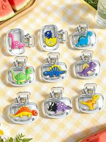 Cute Glow-In-The-Dark Dinosaur Toothbrush Cover | Toothbrush Head Protector | Travel Dust-Proof Storage Tool | Portable Toothbrush Clip | Dust-Proof Toothbrush Protective Box | Easy To Carry | Perfect Gift For Loved Ones, Friends, Teachers And Travel Enthusiasts | Home And Dorm Essential | Practical Back-To-School Item - Multicolor - View 6