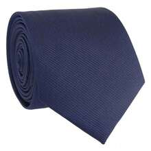 Set Of 5 Light Gray Formal Ties For Groomsmen, Weddings, Events, And Conferences - Navy Blue - View 3