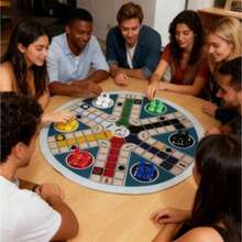 6-Player Classic Fast-Paced Board Game, Perfect For Holiday Parties And Family Gatherings - Multicolor - View 5