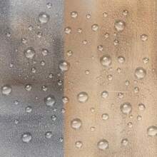 Abstract Brown Grey Shower Curtain Vintage Rustic Farmhouse Simple Blocks Modern Minimalist Shower Curtain Set Aesthetic Bath Masculine Cloth Bathroom Accessories Decor With Hooks 72X72 Inch Tan - 棕色 - 查看 7