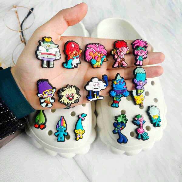 1 Set/20 Pcs 2026 Charm Kasut Elf Rambut Ajaib Baharu, Padanan Kasut DIY Bebas, Kreatif dan Menyeronokkan, Kebebasan DIY, Gaya Comel Penyembuhan. Hiasi Kasut Anda dengan Pakaian Baharu yang Comel, Berikan Hadiah Kecil kepada Rakan dan Keluarga, Hadiah Kecil, Kejutan Kecil (Gaya Rawak)
