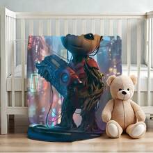 1PC Superhero All-Season Casual Blanket, Cartoon Cool S-Pider-Man Themed Sofa Air Conditioner Blanket,Cartoon Character Blanket,Camping Blanket,Present Modern Fashion Gift Suitable, For Home Bedroom Bed Sofa Office Lunch Break Cover Picnic Blanket - Nhiều màu - Xem 4