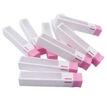 3 Peças Suporte Portátil para Brocas de Unha, Adequado para Técnicos de Unhas, Salões e Ferramentas de Manicure Doméstica, Caixa de Armazenamento de Brocas de Unha de Plástico Transparente com 2,35mm de Diâmetro - Multicolorido - Visão 7