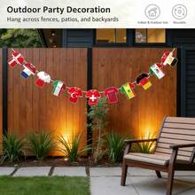 49 Pieces Of 2026 World Cup Party Decorations, World Cup Football Themed Flags, Field Decoration Supplies, Suitable For Outdoor, Party, Bedroom Decoration - Upgraded - View 6