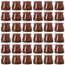 36pcs Chair Leg Floor Protector Pads, Chair Foot Covers, Noise Reducing Small Felt Pads - / - View 9