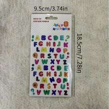 2 Sets Anime Theme Anti-Scratch PVC Keycap Stickers - Glossy Edges, A-Z Letters And Numbers, Mint Green/Coral/Pink/Purple/Yellow/Green, Asymmetrical QWERTY Layout, Suitable For Laptop, PC, Computer (Removable Without Residue) - Mash Up - View 9