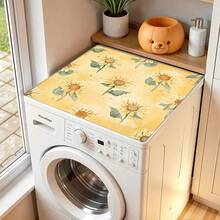 1 pieza Estera absorbente para secar platos con patrón de girasol vintage, decoración del hogar, apta para máquina de espresso, fregadero, grifo, baño, accesorios de cocina - Multicolor - Ver 9