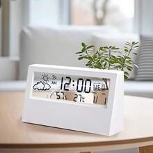 Electronic Thermo-Hygrometer For Home, LED Alarm Clock, Multifunctional Weather Station, High-Precision Indoor Temperature And Humidity Alarm Device - Type 1 - View 11