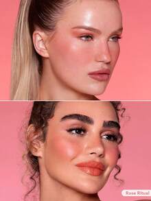 SHEGLAM [2 Pcs] Color Bloom Liquid Blush & Brush Bundle Set - Rose Ritual - View 3