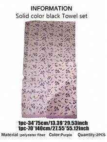 1/2 chiếc khăn bông san hô ren hoa màu tím (nhẹ và mỏng), siêu mềm, thấm hút tốt, thân thiện với da, nhanh khô, khăn tắm hồ bơi ngoài trời, khăn mặt dùng hàng ngày cho người lớn và các cặp đôi, khăn tắm 70*140cm, khăn mặt 34*75cm trang trí phòng tắm - Nhiều màu - Xem 13