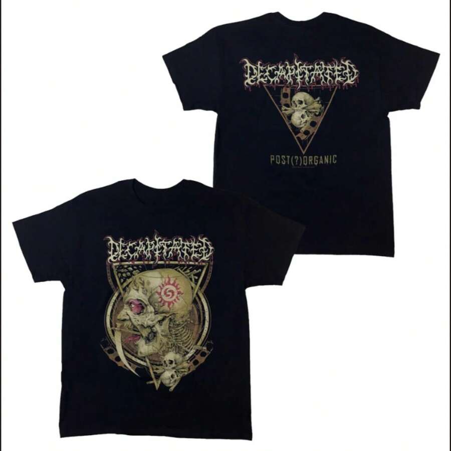Decapitated – Post Organic Death Metal T-Shirt - Black - View 1