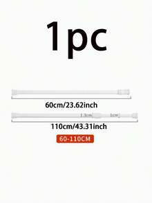 1 Set Cable de Acero Blanco para Cortinas, Cuerda de Cortina Recubierta de Plástico con Anillos de Ojo de Tornillo y Ganchos, Adecuado para Cortinas, Cortinas de Ducha, Barras de Cortina, Decoración del Hogar, Decoración de Ventanas - Multicolor - Ver 13