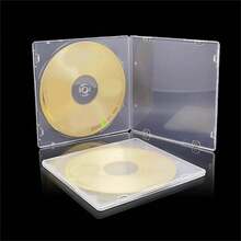 Bộ 10 hộp đựng CD mỏng 5.2mm, chất liệu nhựa PP trong suốt, dùng để đựng CD và DVD. - Xem 3