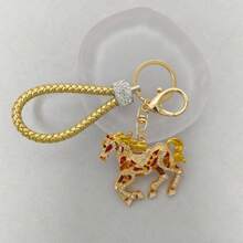 1PC Cartoon Key Ring Lovely Animal Horse Shape Pendant Keychain For Bag Key Accessories For Friends Gift - A2 - Ver 13