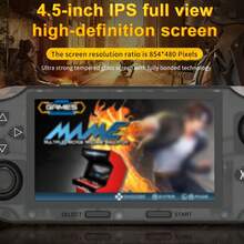 SF3000HD New Handheld Game Console, 4.5" HD Screen, Supports TV Output, E-Book Reading, Music Playback, Movie Viewing, Pre-Loaded With Over 20,000 Retro Games, A Great Gift - Multicolor - View 5