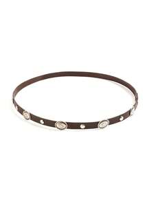 1 pieza Sombrero de mujer estilo occidental de ante | Decoración de metal vintage con diseño de cuerda al viento | Adecuado para uso casual, actuaciones en el escenario, reuniones al aire libre, múltiples colores disponibles, aplicable para primavera/otoño - A - Ver 10