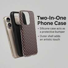 Casing Pelindung TPU Dua-dalam-Satu Modis dan Personalisasi, Tahan Guncangan, Kompatibel dengan Model Apple, Cocok Sebagai Hadiah Ulang Tahun dan Natal untuk Pasangan, Pacar, Anak Perempuan, dan Remaja Putri - MultiWarna - View 5