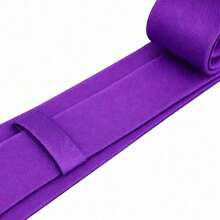 Set Of 5 Light Gray Formal Ties For Groomsmen, Weddings, Events, And Conferences - Red Violet - View 6
