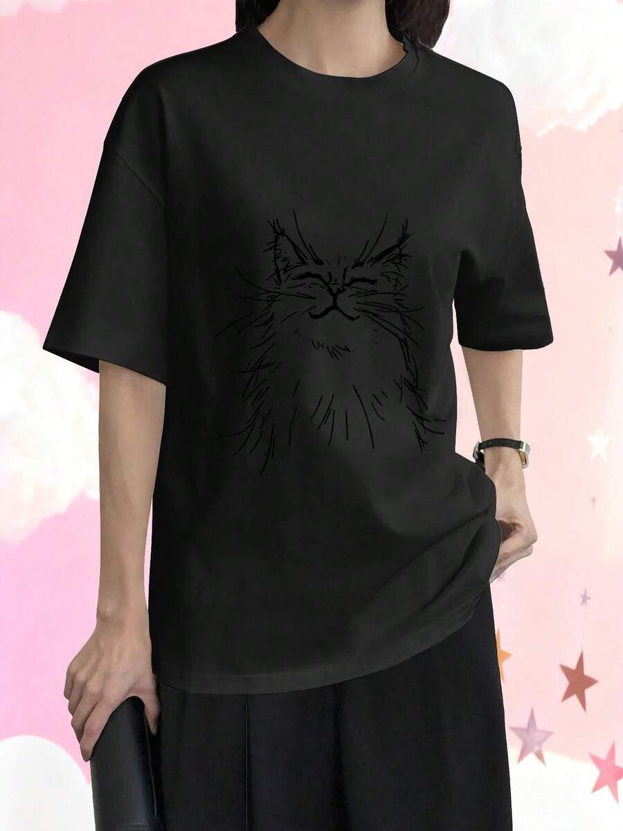 Women T-Shirts - Black - View 1