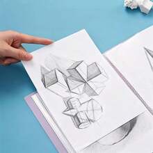 A3/A4 Size White Cardstock, 1PC (20 Sheets), Thick Paper, Rigid Cardboard, Suitable For Drawing, Sketching, Copying, And Other Purposes - White - View 7
