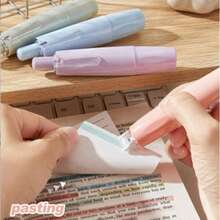 1 Cuộn băng dính hai mặt, băng dính vĩnh cửu dùng cho sổ lưu niệm, thích hợp cho các dự án thủ công và nghệ thuật, cuộn băng dính ảnh, trơn tru và sạch sẽ, vật dụng cần thiết cho mùa tựu trường. - nhiều màu - Xem 9
