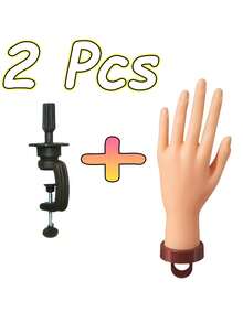 Nail Art Practice Hand Model - Realistic Palm And Flexible Fingertips, Suitable For Nail Training - A - View 12