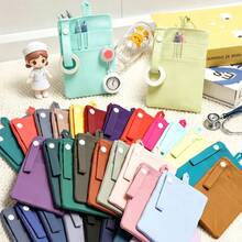 1pc Multifunctional 3-Layer Large Capacity Pencil Case For Nurses, Hospital Staff, Doctors, Nurses And Students; Unisex Portable Card Holder/Bag - Multicolor - View 5