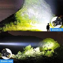 1個可充電式LED頭燈，配備動態感應器與高功率COB燈泡，內建電池，可調節頭燈，適用於釣魚、露營、徒步、維修、夜間騎行，理想禮物 - 頭燈 - 查看 4