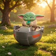Miniso Star Wars Grogu Keycap Blind Box 6 Styles Random Delivery, Disney Licensed, ABS & PVC Material, Cute 3D Figure, Mechanical Keyboard DIY Modification, Desktop Ornament, Collectible Festival Gift Toy (1 PC Random Delivery) - Multicolor - View 7