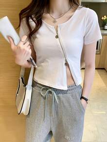 Women Tops - Black - View 6