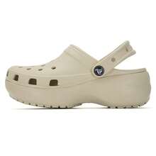 Crocs 女款運動涼鞋/拖鞋，經典雲朵木屐鞋，女款戶外涼鞋，沙灘鞋，休閒涼鞋 - 骨白色 - 查看 2