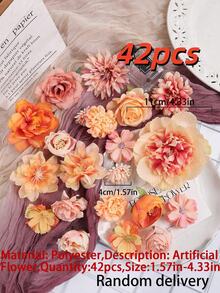 Artificial Flowers - oranye - View 8