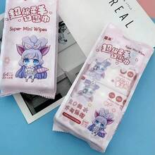 Fragrance-Free Fruit Cleansing Wet Wipes, Student Back-To-School Cleaning Wet Wipes - Multicolor - View 3
