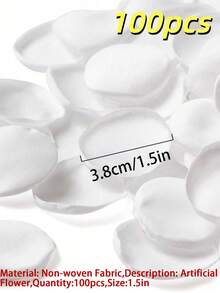 100 cánh hoa hồng trắng nhân tạo Quà tặng tốt nhất, Trang trí đám cưới, Trang trí nhà cửa, Trang trí phòng - trắng - Xem 8