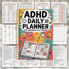 ADHD Cleaning Planner (Spiral Bound) - Color-Coded Cleaning Schedule, Daily/Weekly/Monthly/Yearly Planners, Cleaning Task Checklists, Suitable For Household, Homemakers Productivity Planning And Cleaning Records - ADHD Cleaning Plan - View 4